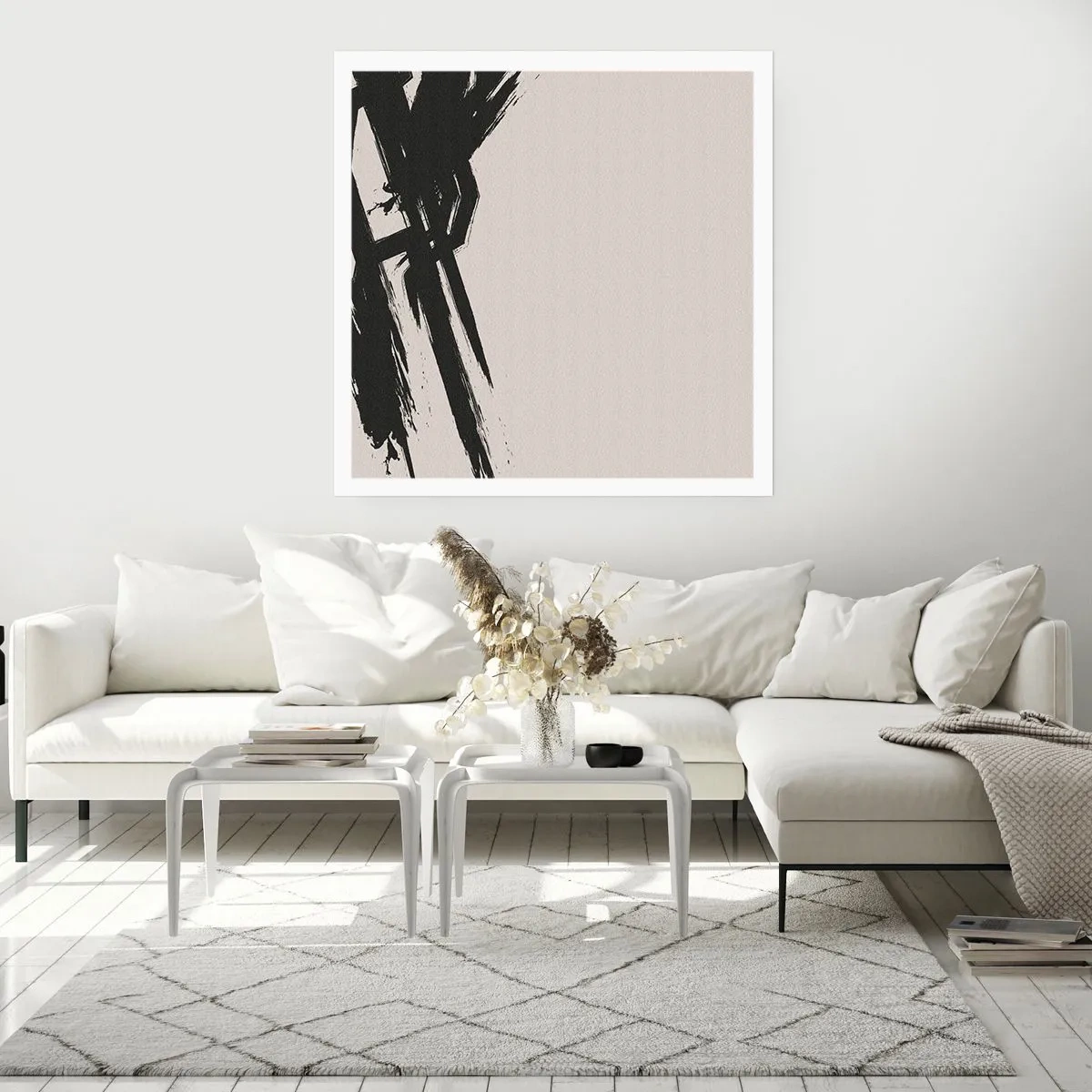 Affiche - Poster - Ruée imparable - 50x50 cm