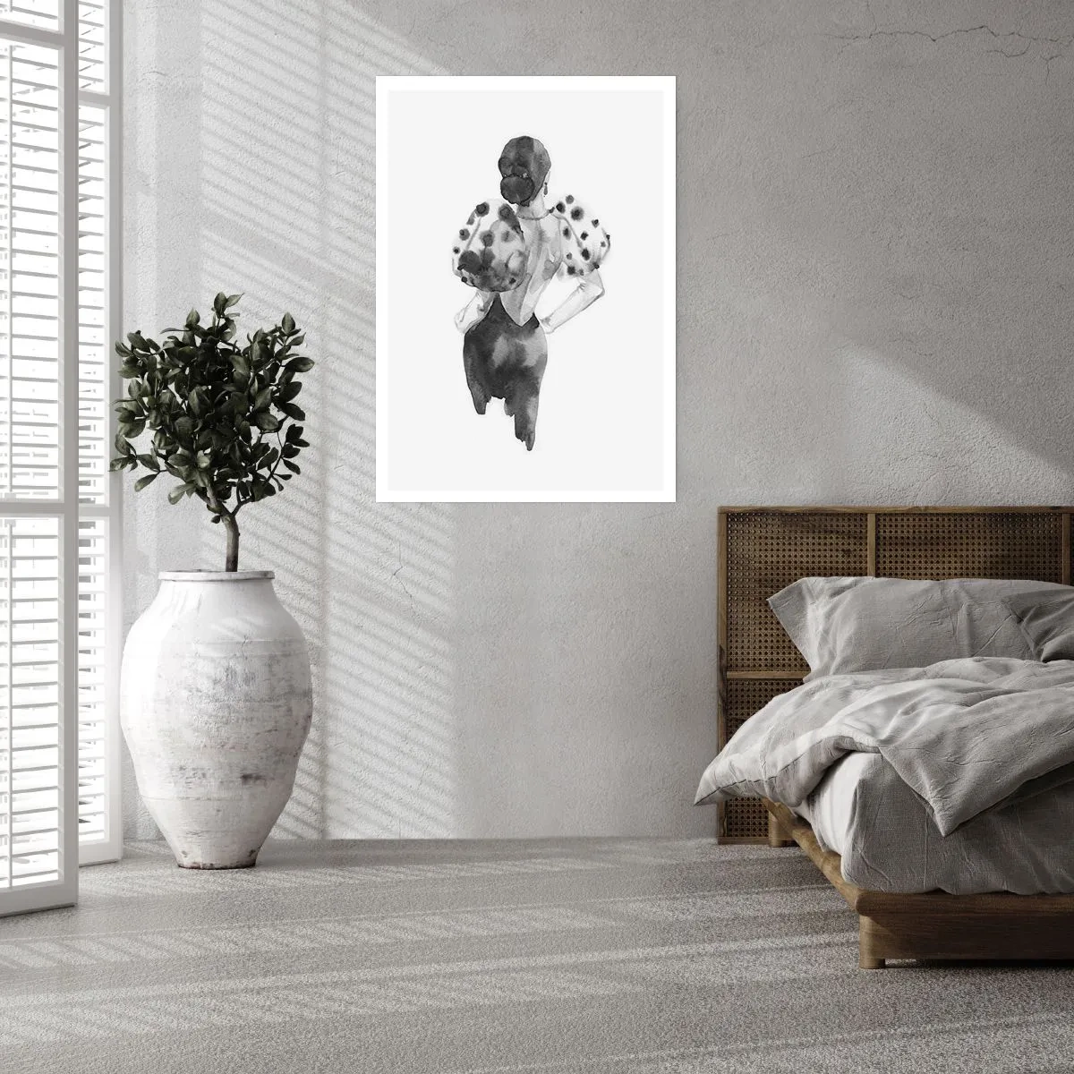Affiche - Poster - Elle est passée juste à côté - 30x40 cm
