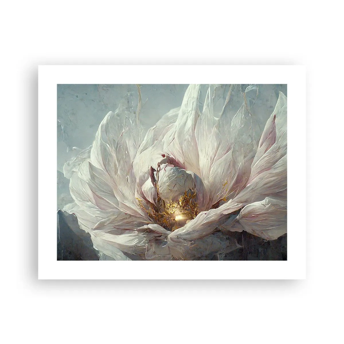Affiche - Poster - Il fleurit une fois tous les cent ans - 50x40 cm