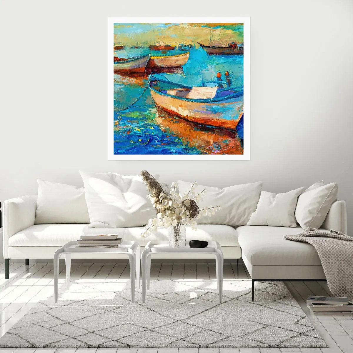 Affiche - Poster - Dans la baie du sud - 40x40 cm