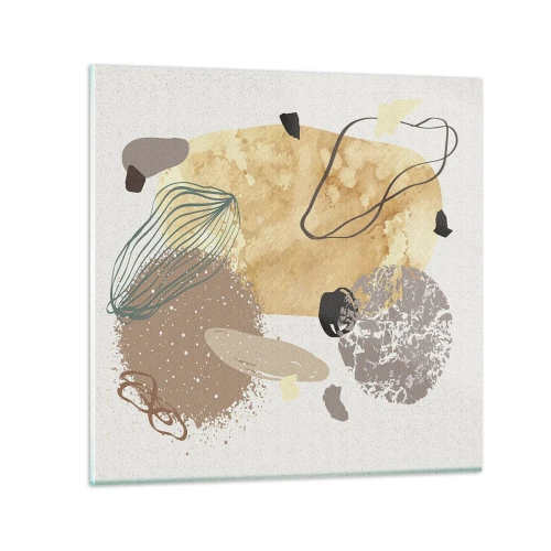 Impression sur verre - Image sur verre - Plumcologie appliquée - 30x30 cm