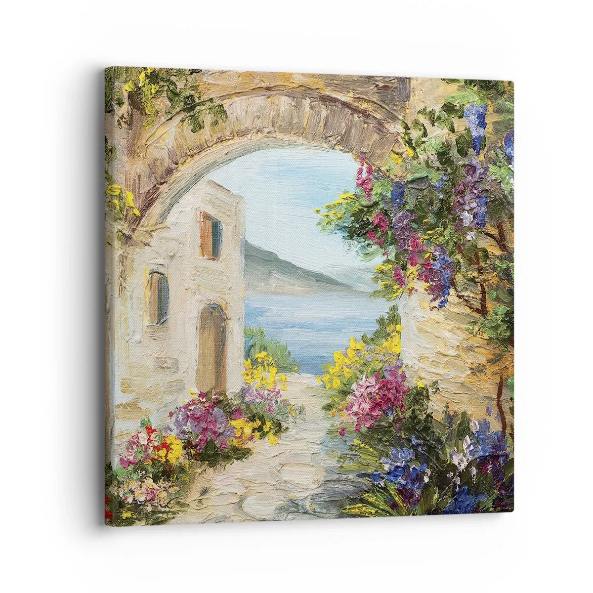 Impression sur toile - Image sur toile - Le charme d'une province côtière - 30x30 cm