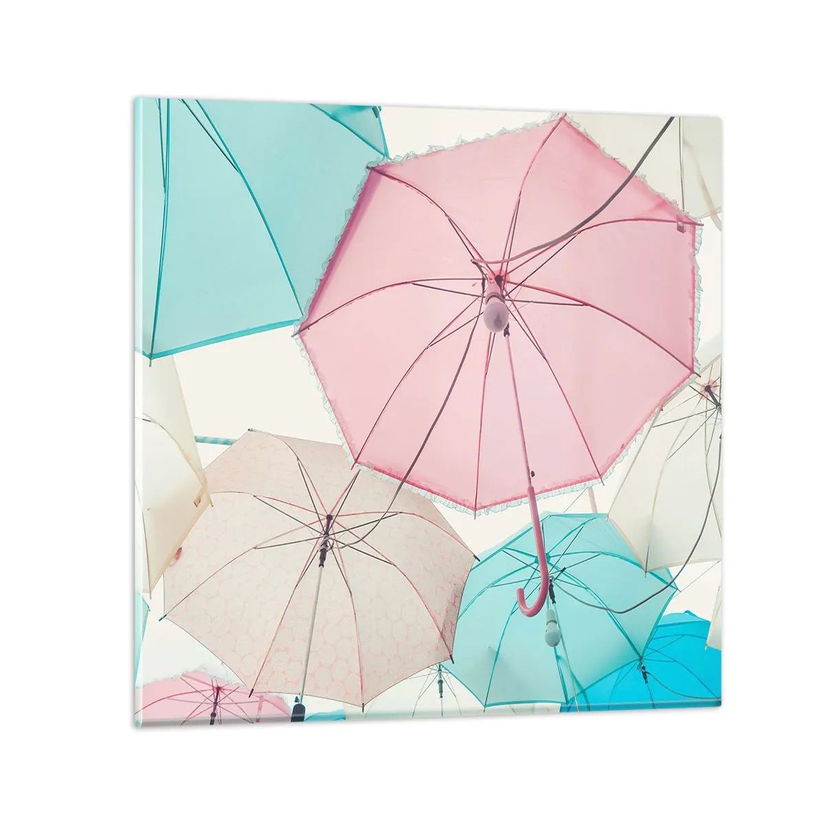 Impression sur verre - Image sur verre - Parfois le soleil, parfois la pluie - 40x40 cm