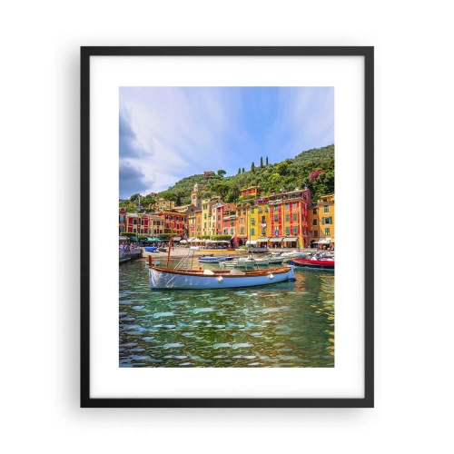 Affiche dans un cadre noir - Poster - Matinée italienne - 40x50 cm