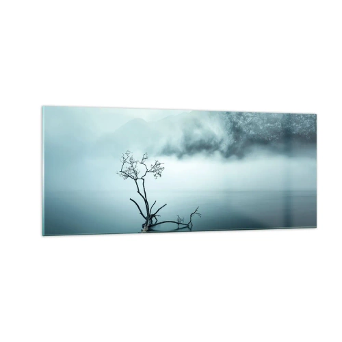 Impression sur verre - Image sur verre - D'eau et de brouillard - 100x40 cm