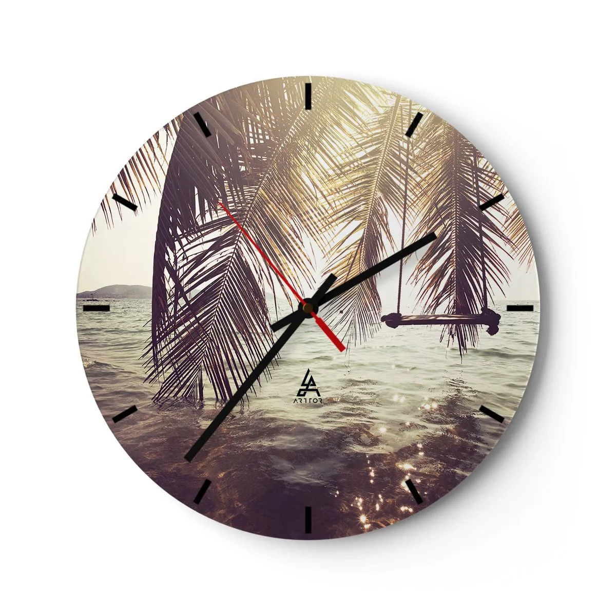 Horloge murale - Pendule murale - Vous pouvez vous balancer dans les nuages ​​à volonté - 40x40 cm