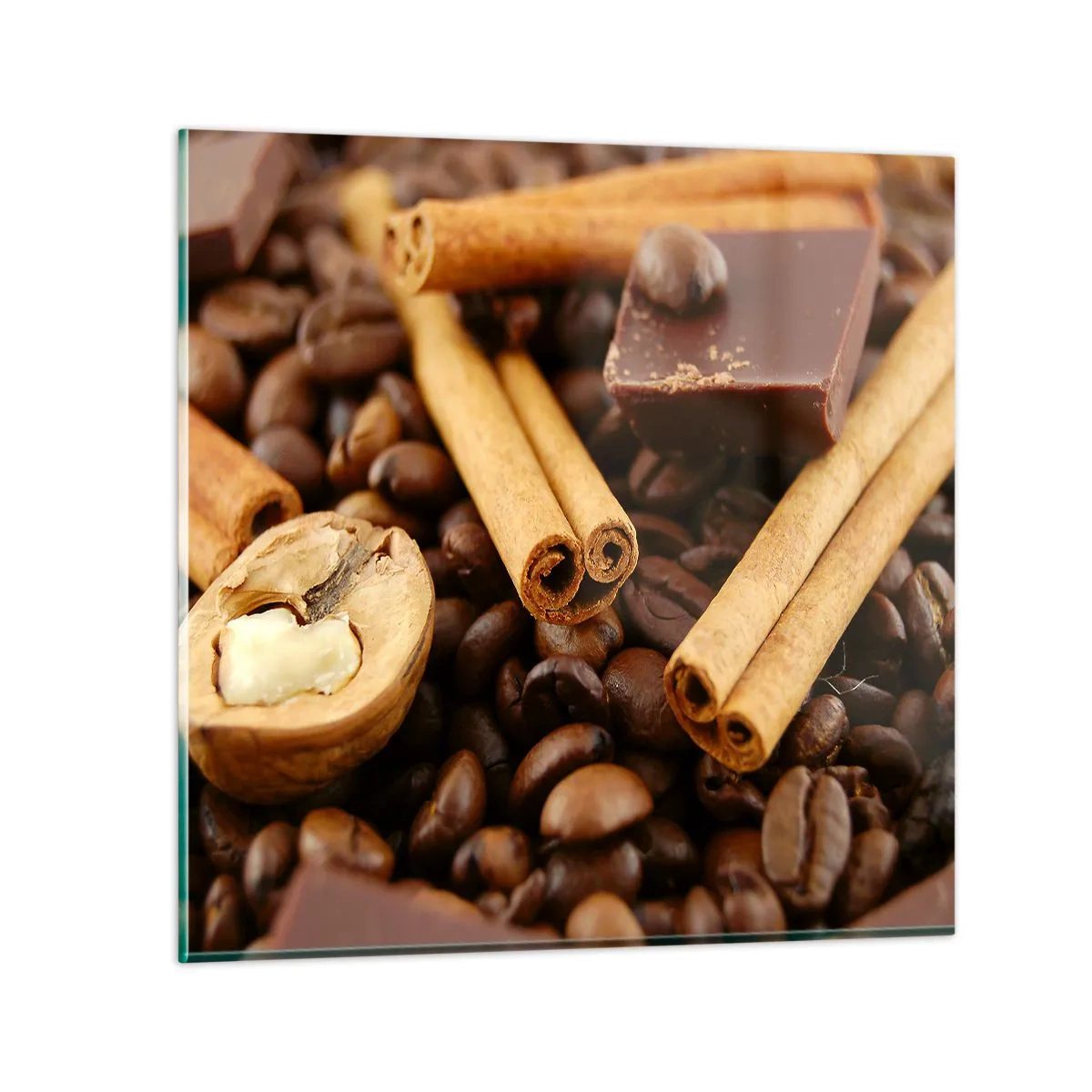 Impression sur verre - Image sur verre - Concert d'aromates - 30x30 cm