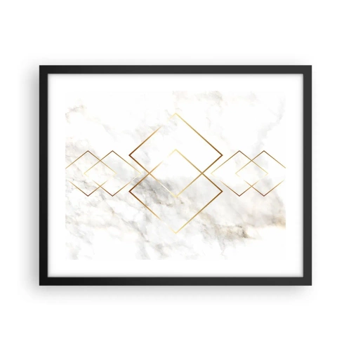 Affiche dans un cadre noir - Poster - Vue à l'infini - 50x40 cm