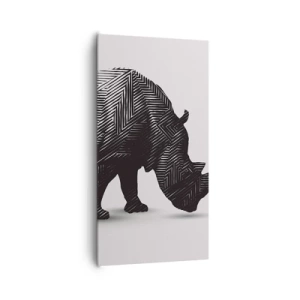 Impression sur toile - Image sur toile - Beauté géométrique de la nature - 65x120 cm