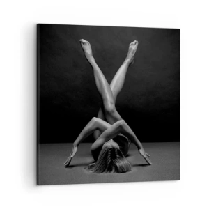 Impression sur toile - Image sur toile - Géométrie de la nudité - 50x50 cm