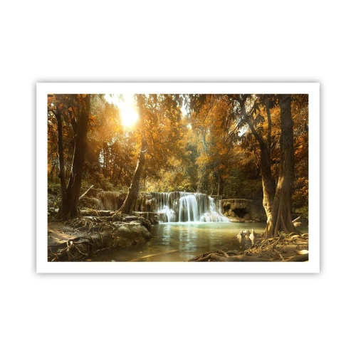 Affiche - Poster - Cascade du parc - 91x61 cm