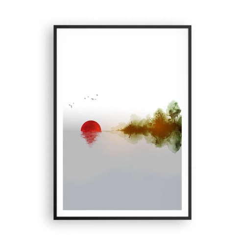 Affiche dans un cadre noir - Poster - Une promesse de paix - 70x100 cm