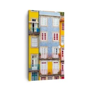 Impression sur toile - Image sur toile - Couleurs de vieille ville - 45x80 cm