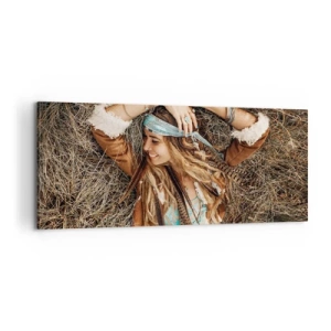 Impression sur toile - Image sur toile - En route vers les années d'amour - 100x40 cm