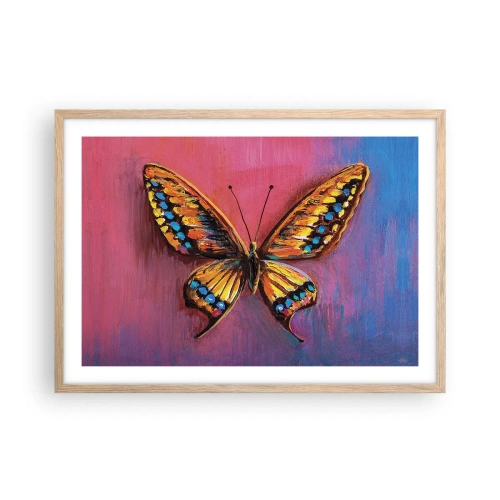 Affiche dans un chêne clair - Poster - Un joyau de la nature - 70x50 cm