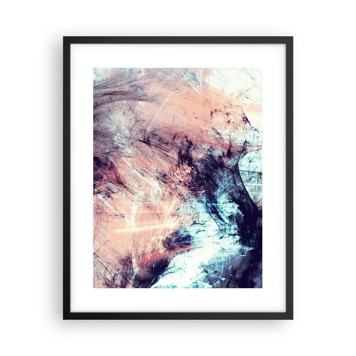 Affiche dans un cadre noir - Poster - Sentir le vent - 40x50 cm