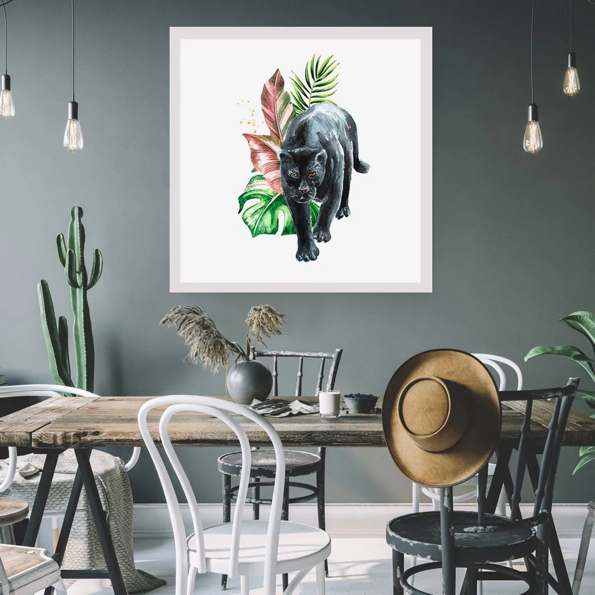 Affiche - Poster - Sauvagerie du coeur - 60x60 cm