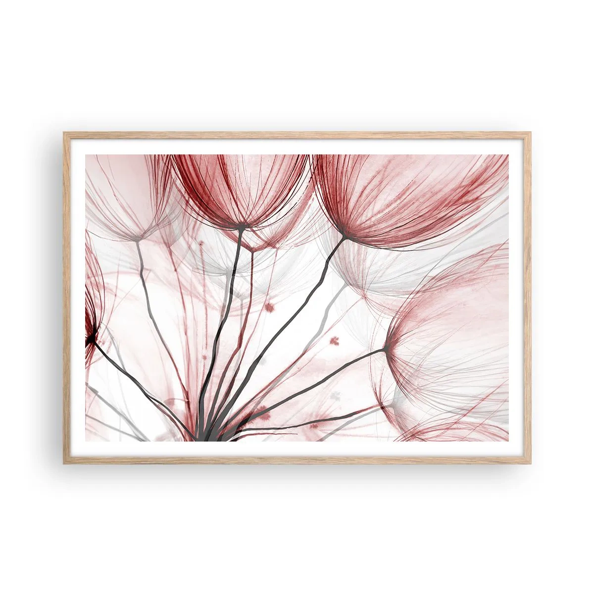 Affiche dans un chêne clair - Poster - Avant le départ - 100x70 cm