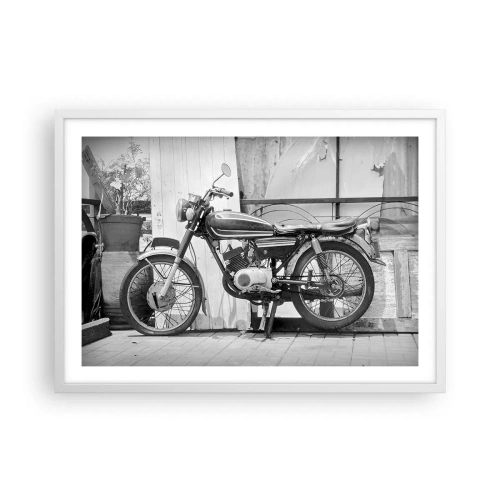 Affiche dans un cadre blanc - Poster - Classique au dessus de tout - 70x50 cm