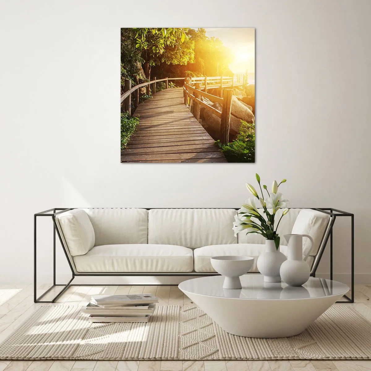 Impression sur verre - Image sur verre - Un autre tour, un autre miracle - 70x70 cm