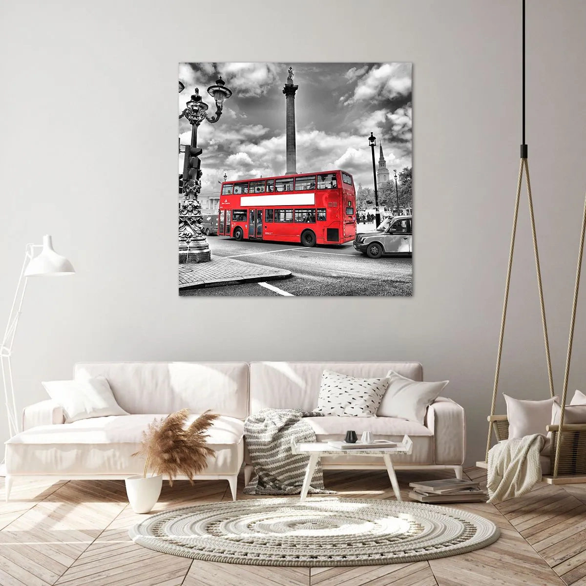 Impression sur toile - Image sur toile - La vraie circulation sanguine de la ville - 40x40 cm