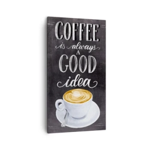 Impression sur toile - Image sur toile - Bien sûr! - 45x80 cm