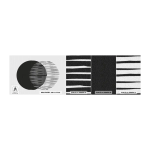 Échantillon de Papier Peint Autocollant Deluxe Sticker - Son alter ego - Soleil, roues, Bohème - 100x30 cm
