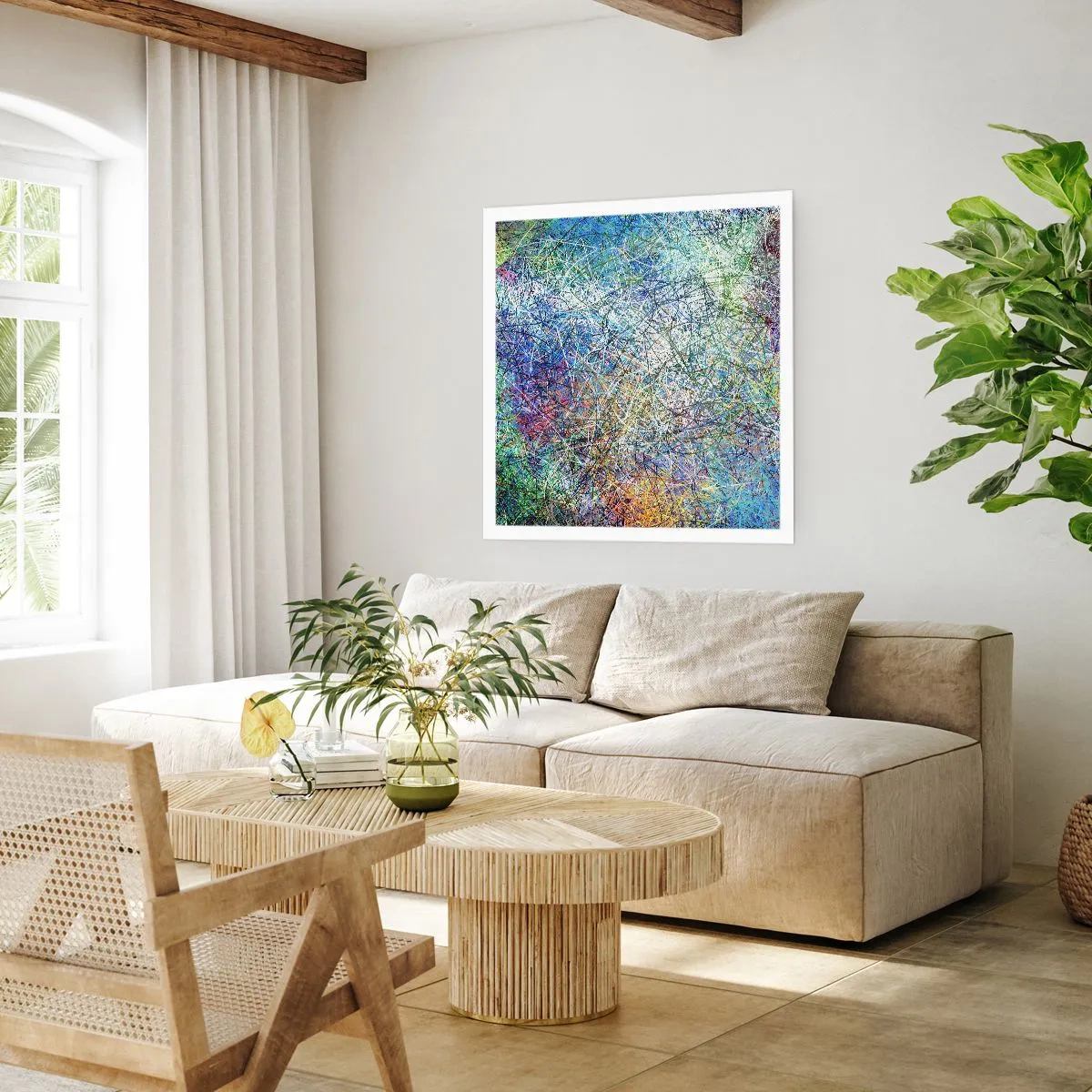 Affiche - Poster - Ce n'est pas si simple - 40x40 cm