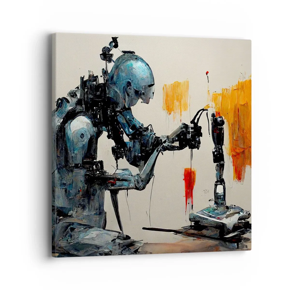 Impression sur toile - Image sur toile - Déjà demain… - 40x40 cm