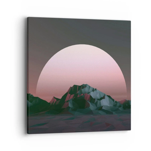 Impression sur toile - Image sur toile - Dans une galaxie voisine - 40x40 cm