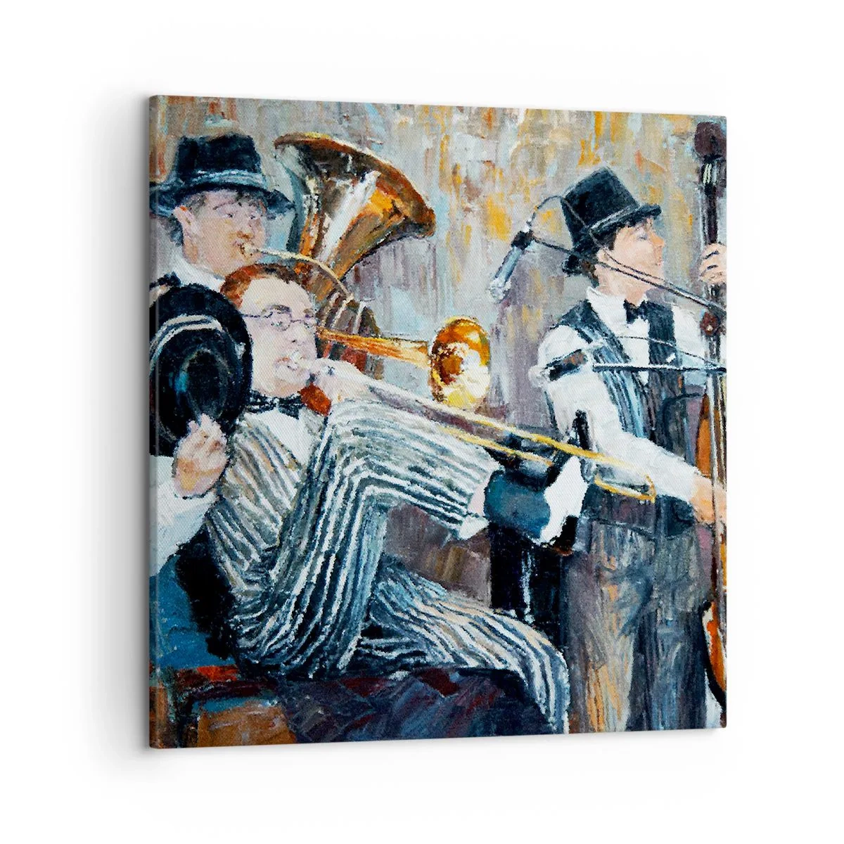 Impression sur toile - Image sur toile - C'est tout le Jazz - 50x50 cm
