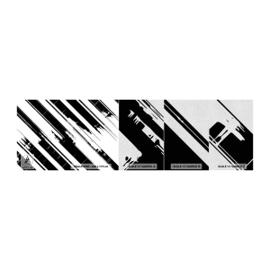 Échantillon de Papier Peint Premium Sand - Une composition intense et dynamique - Vecteur, Minimalisme, Moderne - 100x30 cm