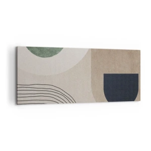 Impression sur toile - Image sur toile - La douceur de l'ovale - 100x40 cm