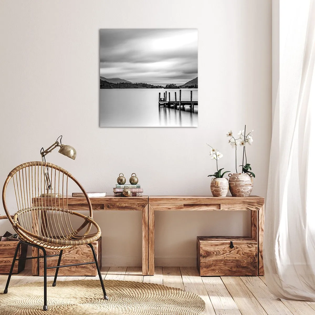Impression sur toile - Image sur toile - Douceur et force - 30x30 cm