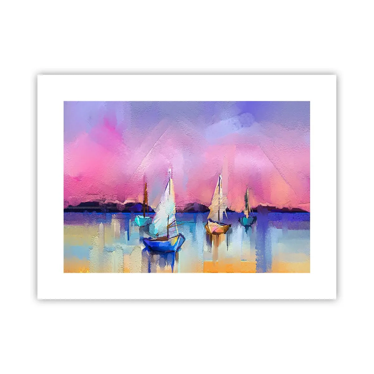 Affiche - Poster - Direction: les eaux larges - 40x30 cm