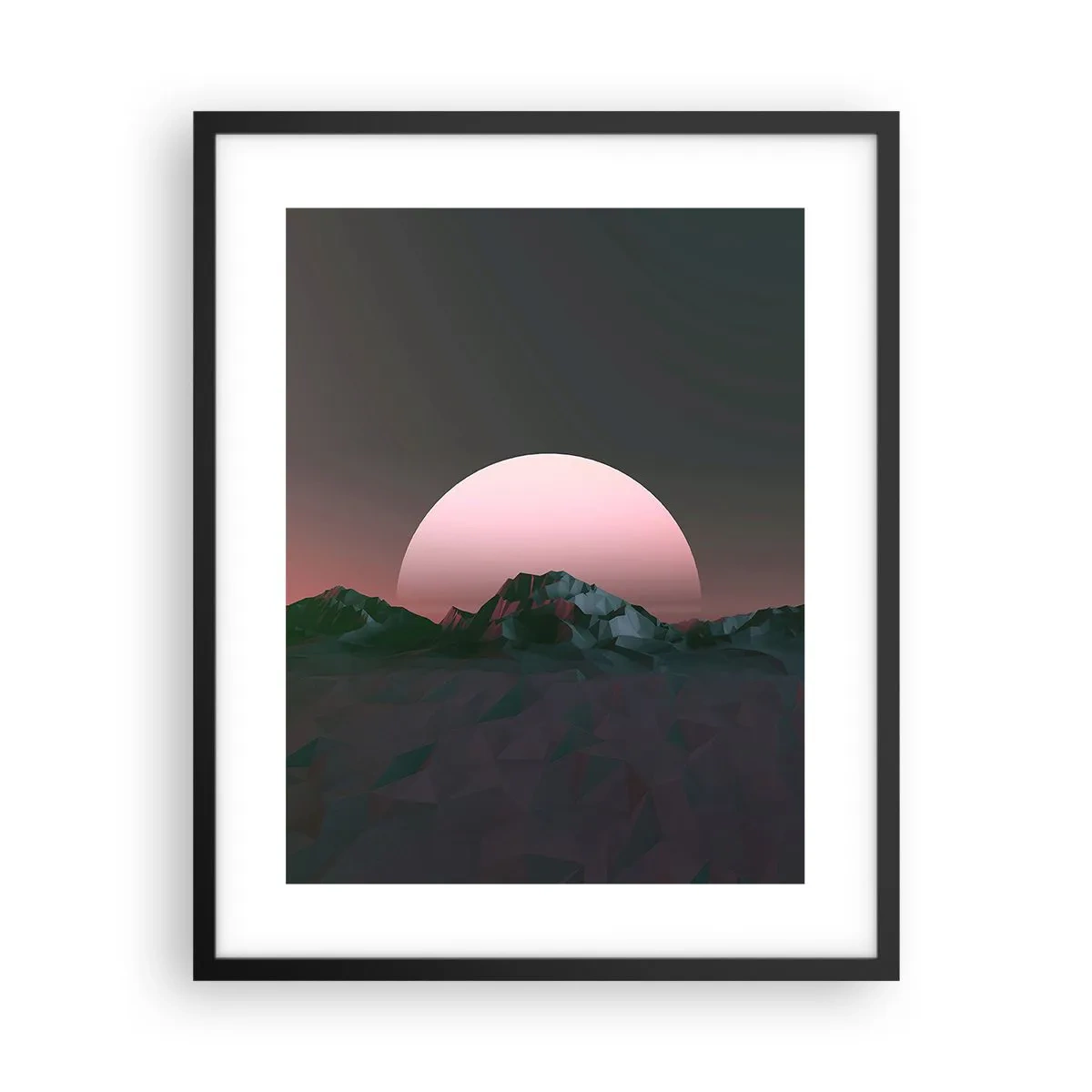 Affiche dans un cadre noir - Poster - Dans une galaxie voisine - 40x50 cm
