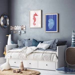 Coastal interior - Inspiration pour une chambre d'enfant