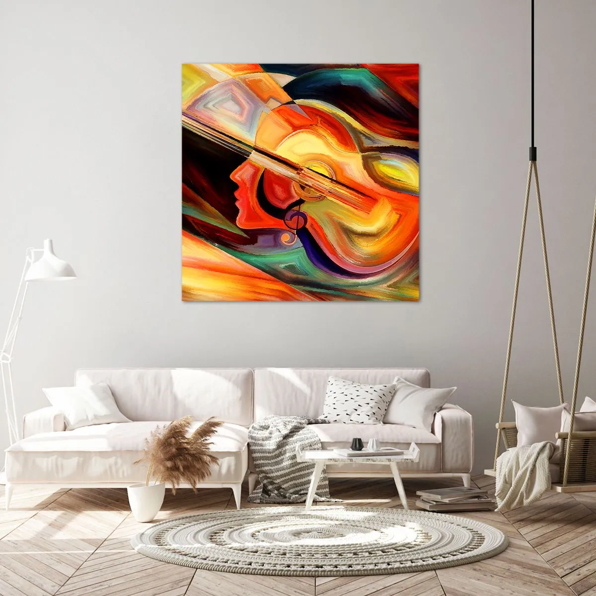 Impression sur toile - Image sur toile - Tout va bien - 40x40 cm