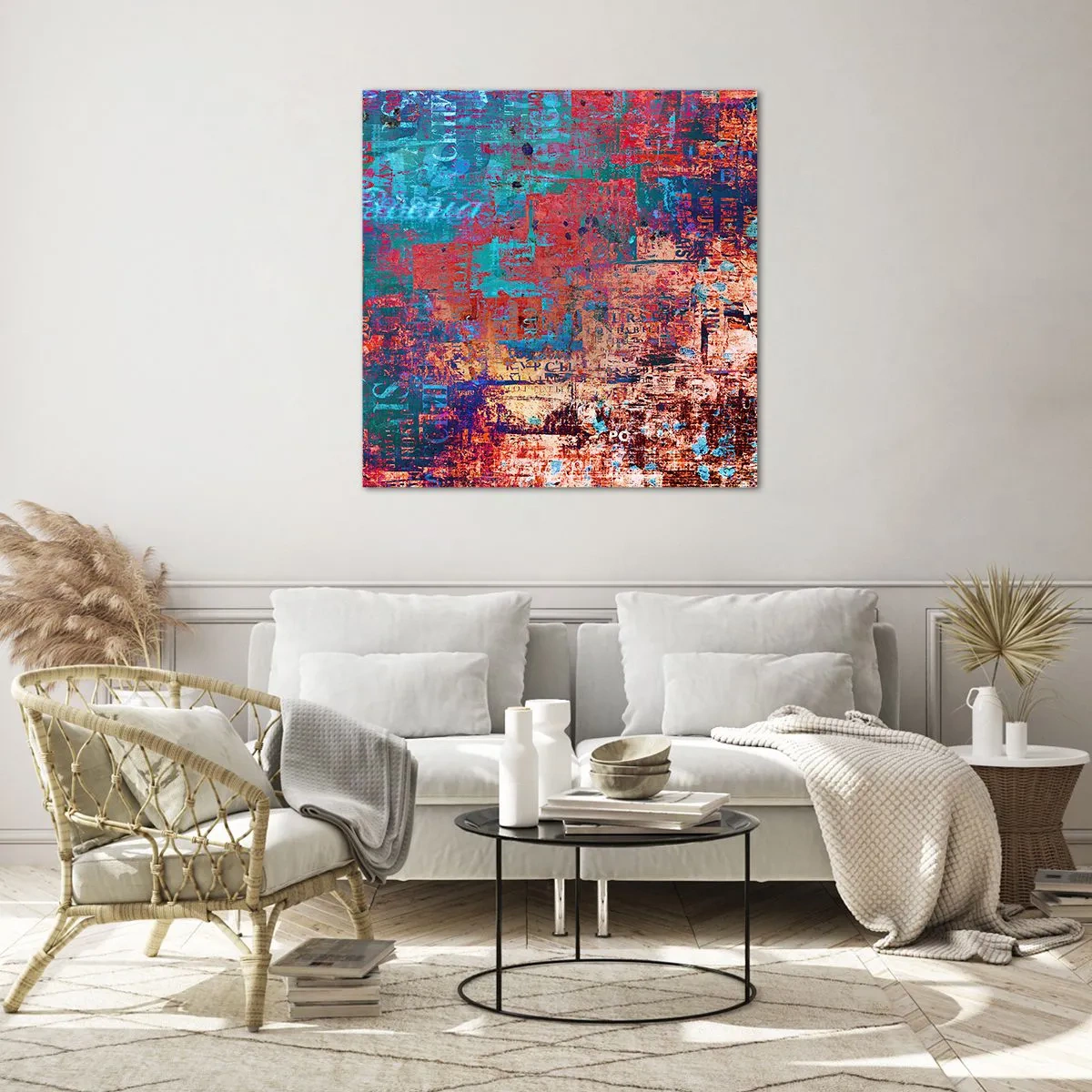 Impression sur verre - Image sur verre - Mémoire et oubli - 70x70 cm