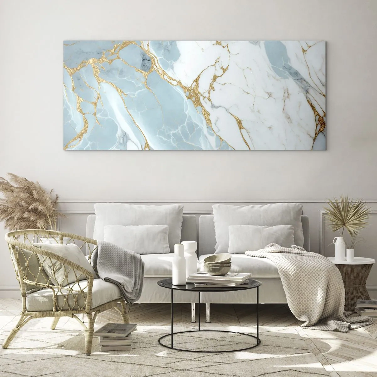 Impression sur verre - Image sur verre - Richesse en pierre - 100x40 cm