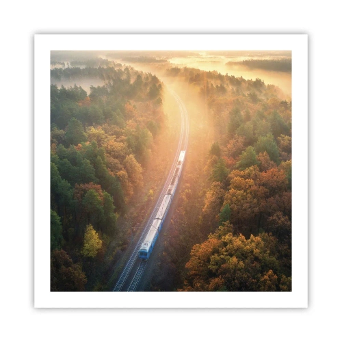 Affiche - Poster - Voyage printannier - 60x60 cm