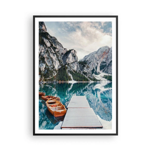 Affiche dans un cadre noir - Poster - On va te montrer la beauté - 70x100 cm