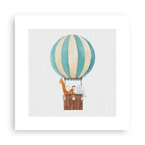 Affiche - Poster - Voyage fantastique - 30x30 cm