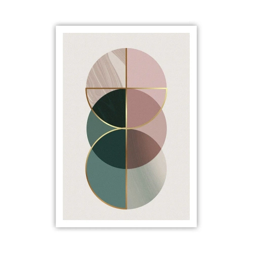 Affiche - Poster - Cercles après cercles - 70x100 cm