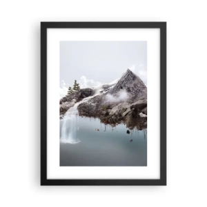 Affiche dans un cadre noir - Poster - L'oeil du surréaliste - 30x40 cm