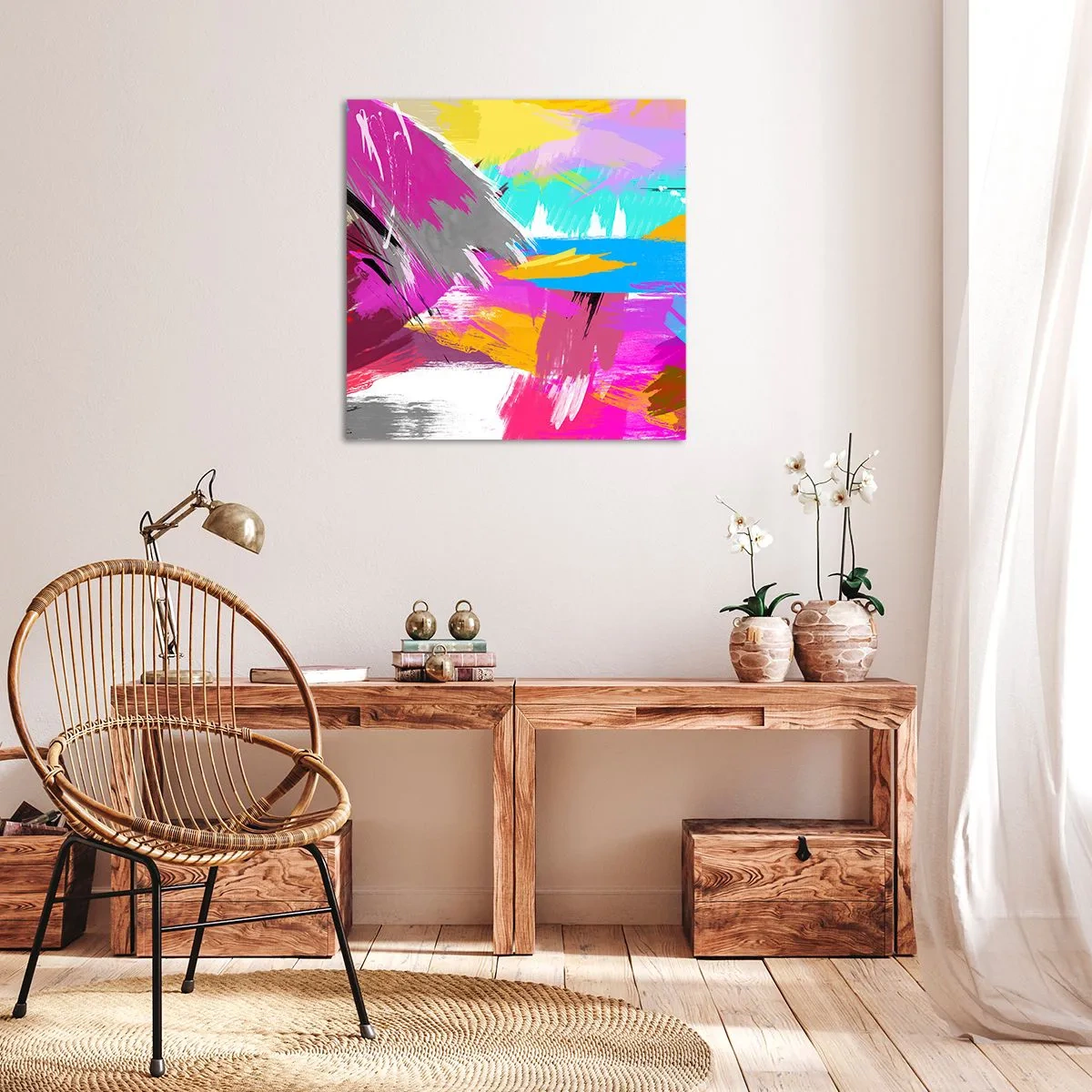 Impression sur toile - Image sur toile - Maz, maz, maz encore une fois - 40x40 cm