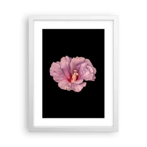 Affiche dans un cadre blanc - Poster - Directement au coeur - 30x40 cm