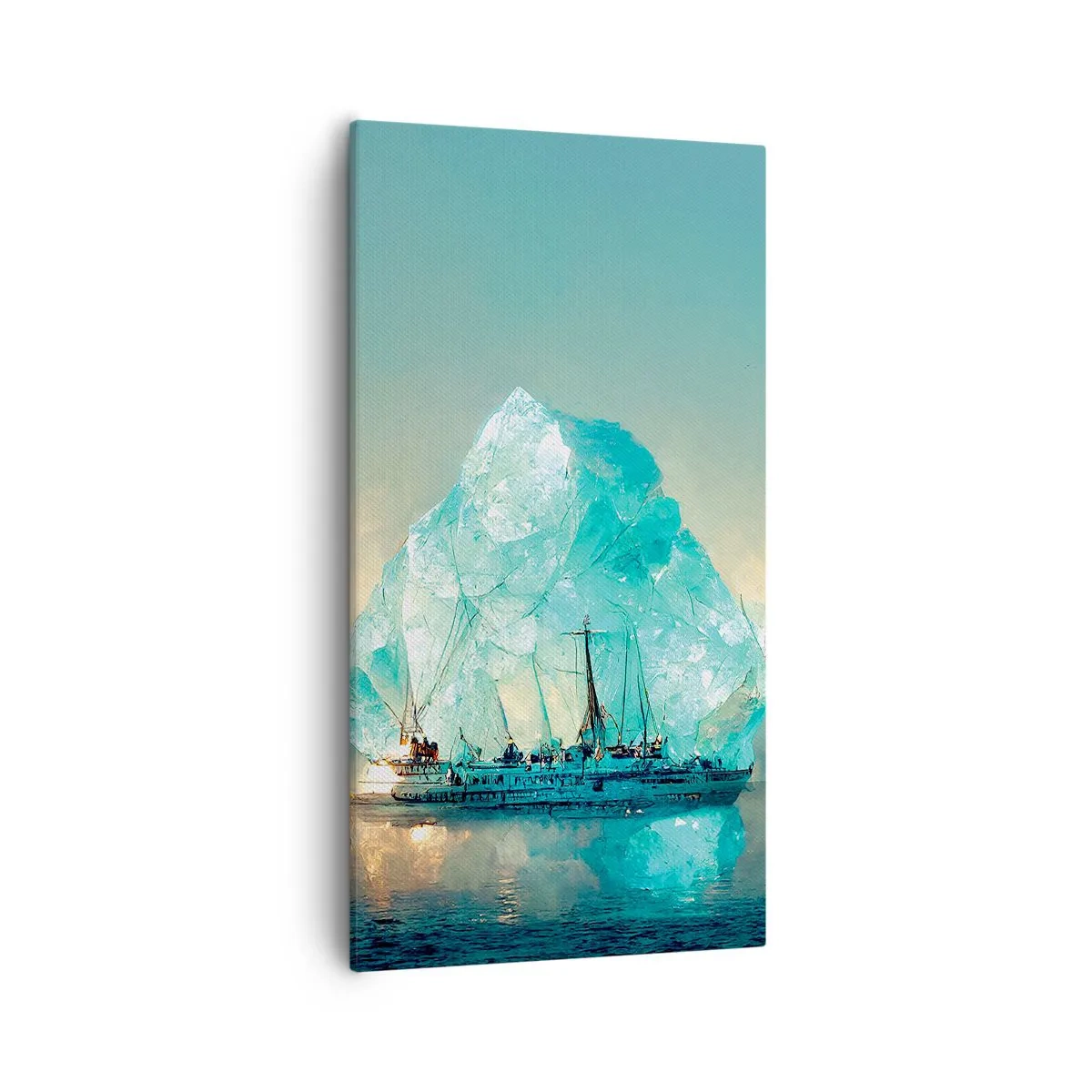 Impression sur toile - Image sur toile - Diamant arctique - 55x100 cm