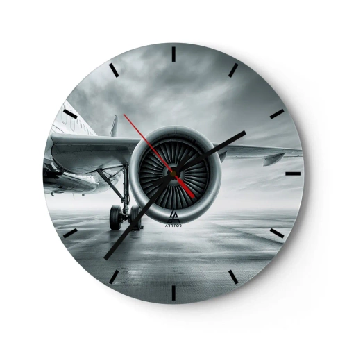 Horloge murale - Pendule murale - Sent la force! - 40x40 cm