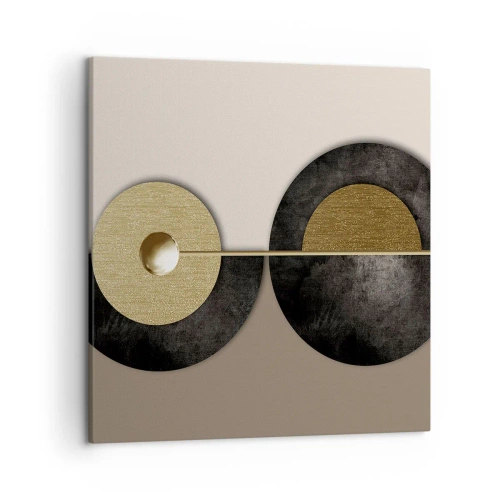 Impression sur toile - Image sur toile - Variations autour du cercle - 50x50 cm